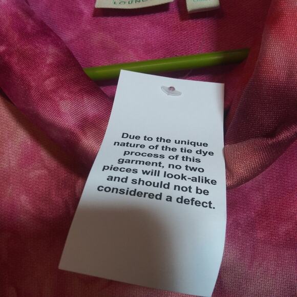 LOGO Lounge by Lori Goldstein Silky French Terry Cowl Neck Top Rosette Size XS - Picture 7 of 11